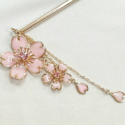 Peineta Kanzashi Sakura