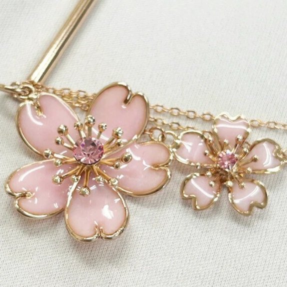 Peineta Kanzashi Sakura