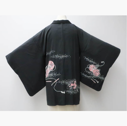 Kuro Tsuzumi Haori – Kimono Jacket