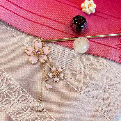 Peineta Kanzashi Sakura